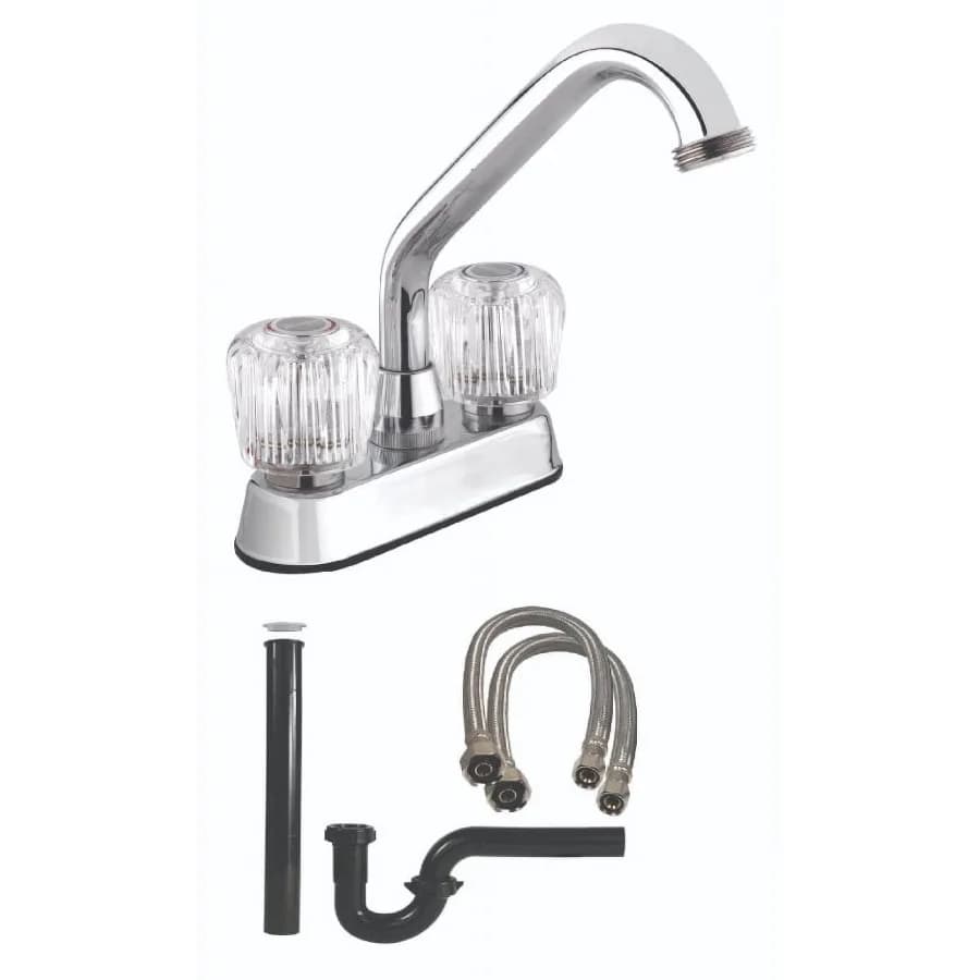2940WKIT Laundry Faucet Kit with Garden Hose Connection Chrome