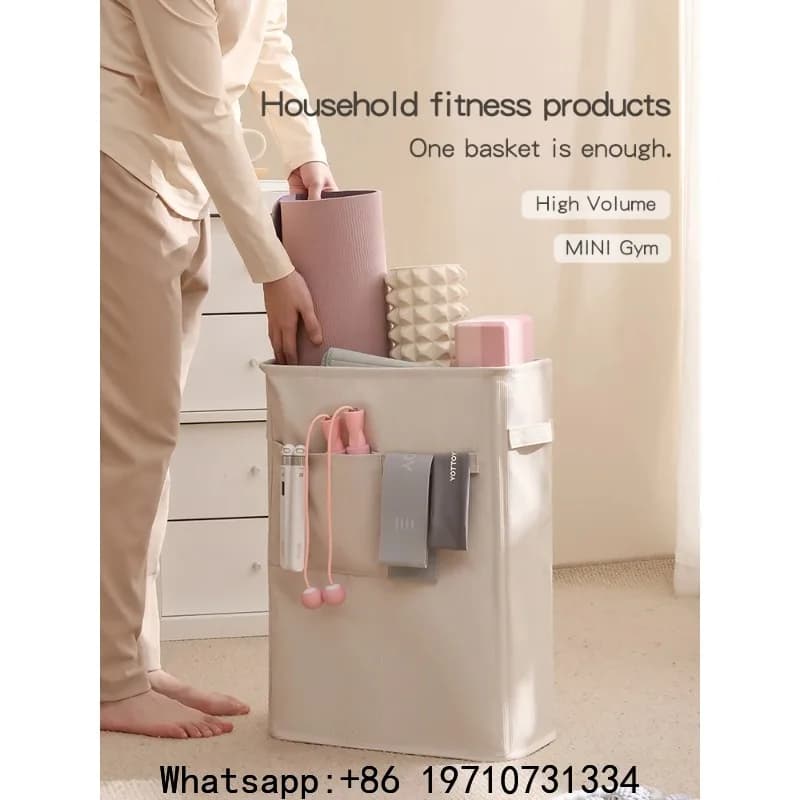 Supporti per Tappetini Yoga, Portaoggetti per Palestra Domestica per Rulli in Schiuma, Cinghie Yoga e Bande di Resistenza, Angolare Porta Attrezzature per Allenamento