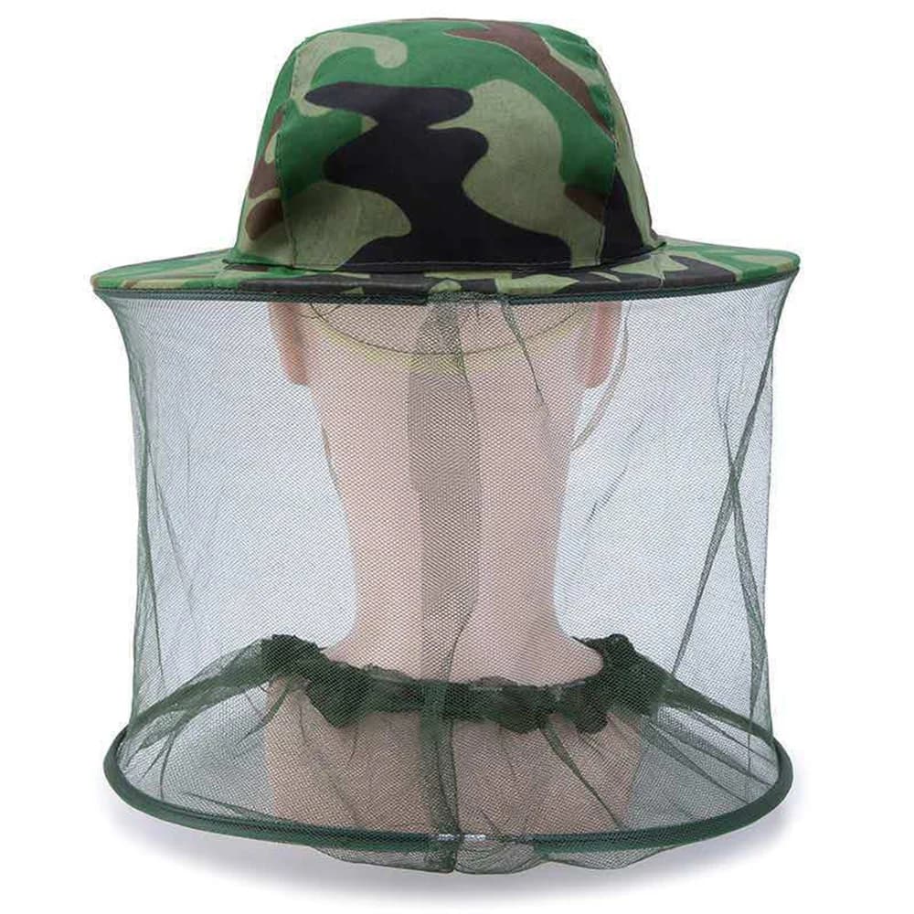 Garden Outdoor Night Fishing Sun Caps Insect Repellent Mosquito Caps Net Men'S And Women'S Bee Caps Breathable Sunshade Masks