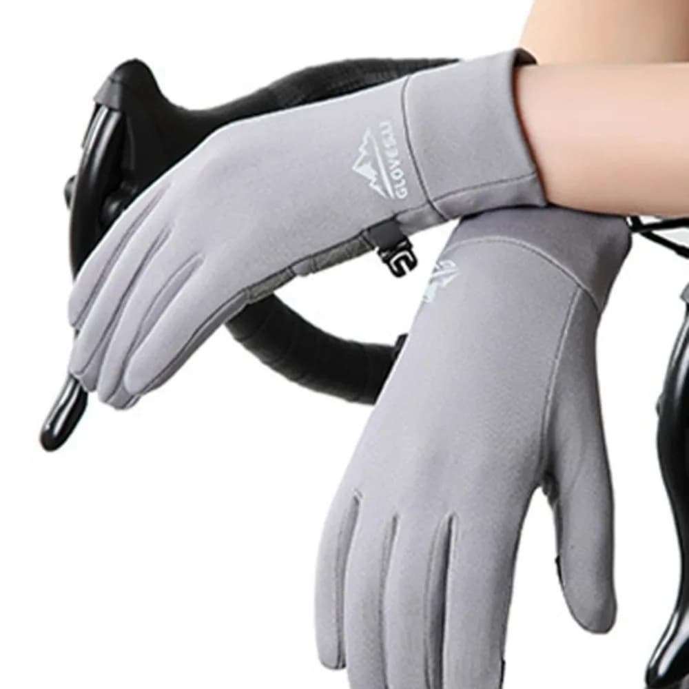 Thermal Fleece Winter Cycling Gloves Touch Screen Non-slip Thick Cycling Gloves Windproof Cold Proof Warm Outdoor Gloves