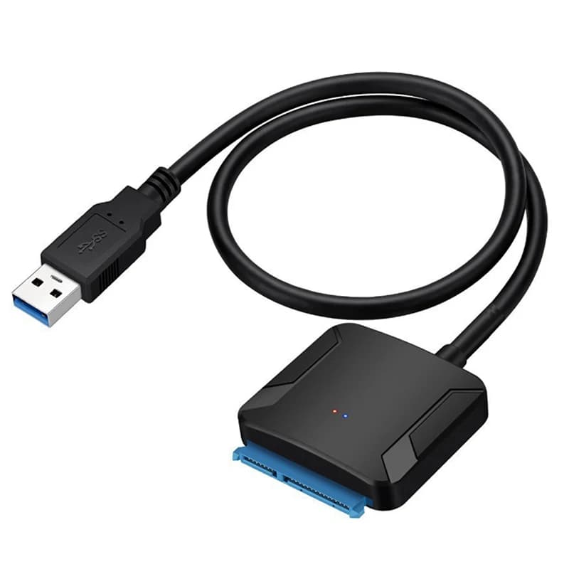 1PCS SATA to USB 3.0 External SATA Hard Disk Adapter Cable SSD HDD Drive Cable Hard Disk Cables