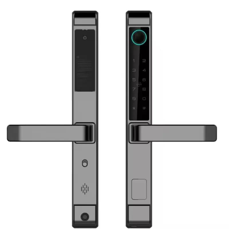 Allarme antifurto per porta intelligente impermeabile con connessione WiFi, scheda password per impronte digitali