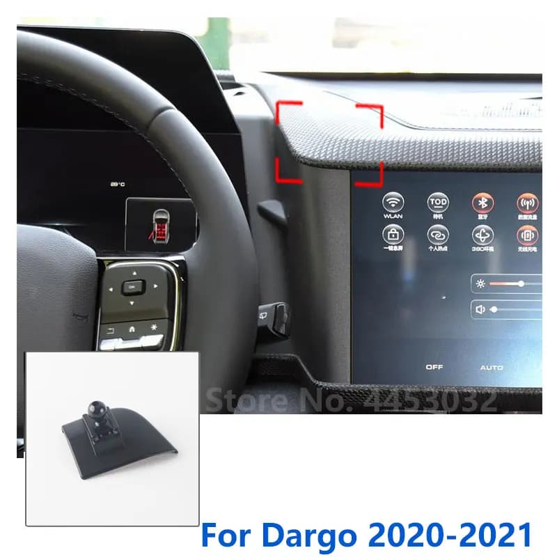 Supporti speciali da 17mm per Haval Dargo supporto per telefono da auto supporto per staffa fissa accessori per Base di uscita dell'aria 2020-2021