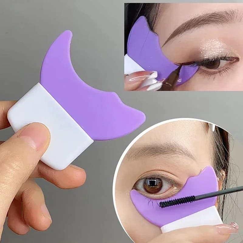 Eyeliner Model Mascara shield applicator Multifunctional Silicone Brush Eyelash Cap Eye Makeup Tool Eye Makeup Help