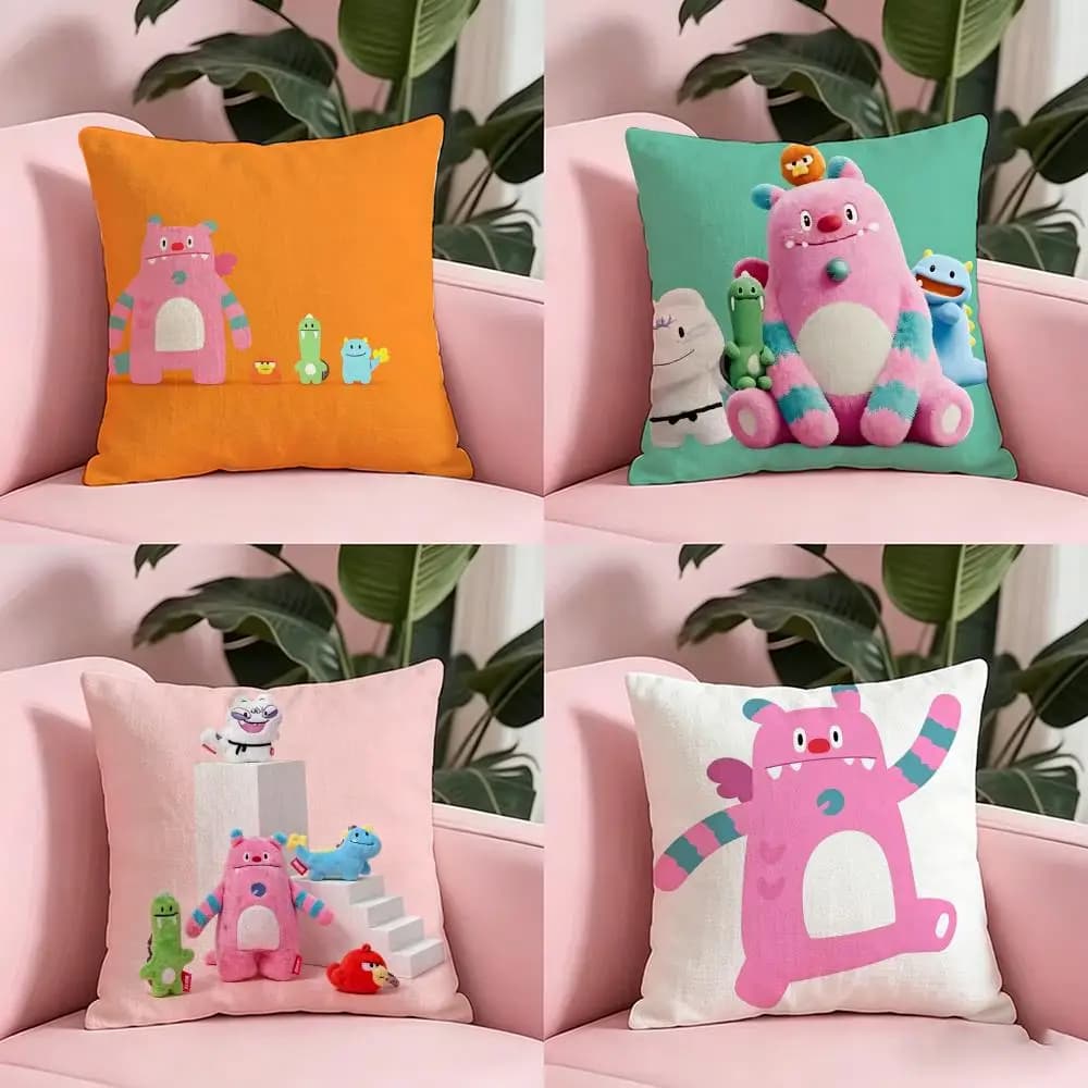 Fodera per cuscino Hit Anime H-HechiS, antipolvere, con cerniera invisibile, in morbido peluche, per divano