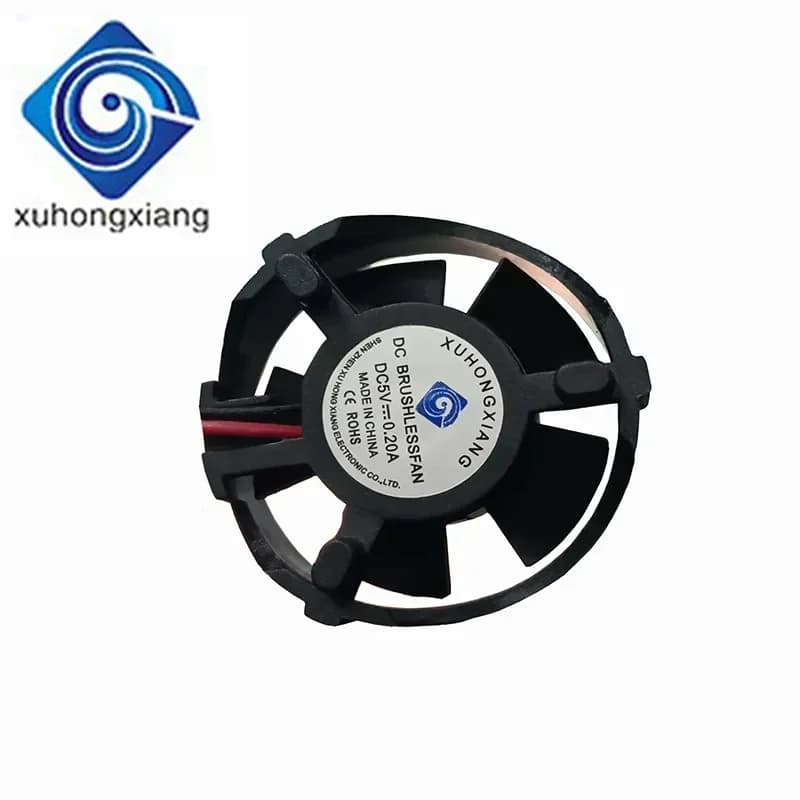 DC3010 Round Frame Cooling Fan with Boss for 12V 24V Server Cooling Hydraulic Bearing