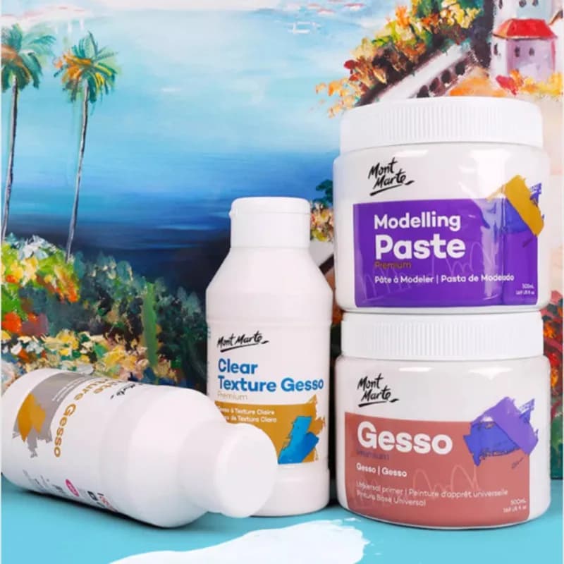 250/500ml Oil Painting Shaping Paste Acrylic Oil Painting Primer Media Supplies Art Texture Works Create Crack Shaping Effect