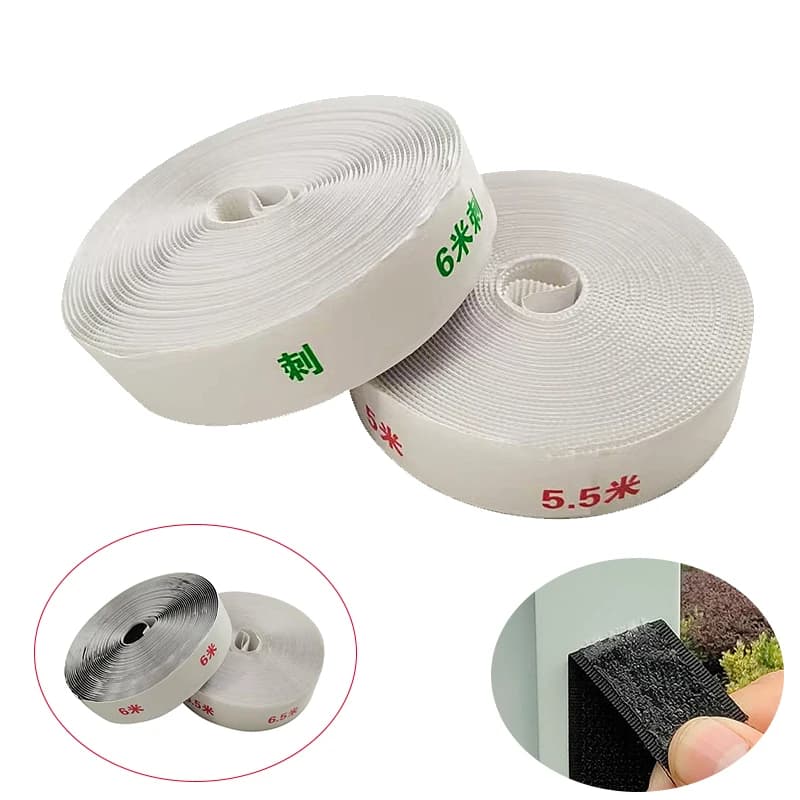 Accessori per finestre con nastro adesivo, superficie del gancio, fibbia in nylon, forte adesione, facile da rimuovere