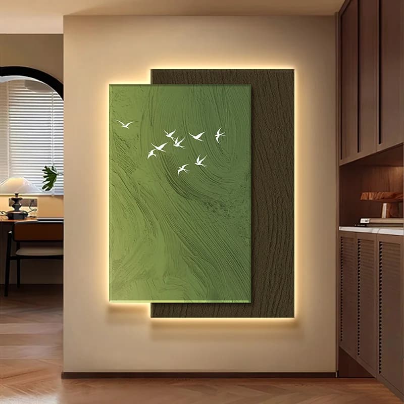 Luci di pittura per ingresso a LED Nuove murales sospese per corridoio in stile antico di fascia alta sulla porta Lampada da parete per interni del soggiorno
