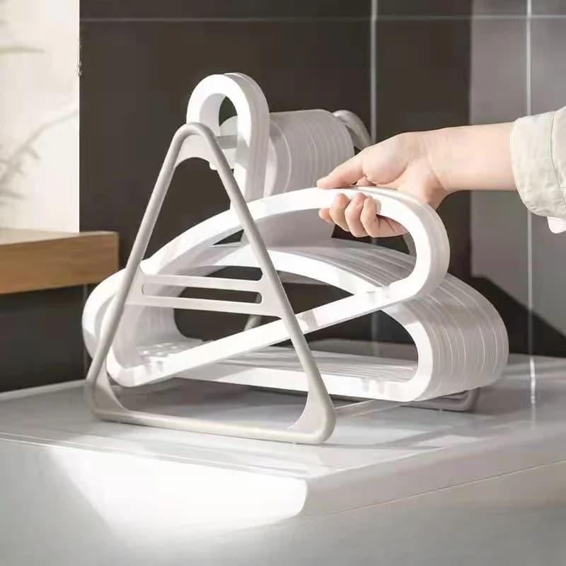 Organizzatore multifunzionale da 1 pezzo per appendiabiti domestici, scaffali porta appendiabiti, scaffale porta clip per vestiti, supporto impilabile per appendiabiti