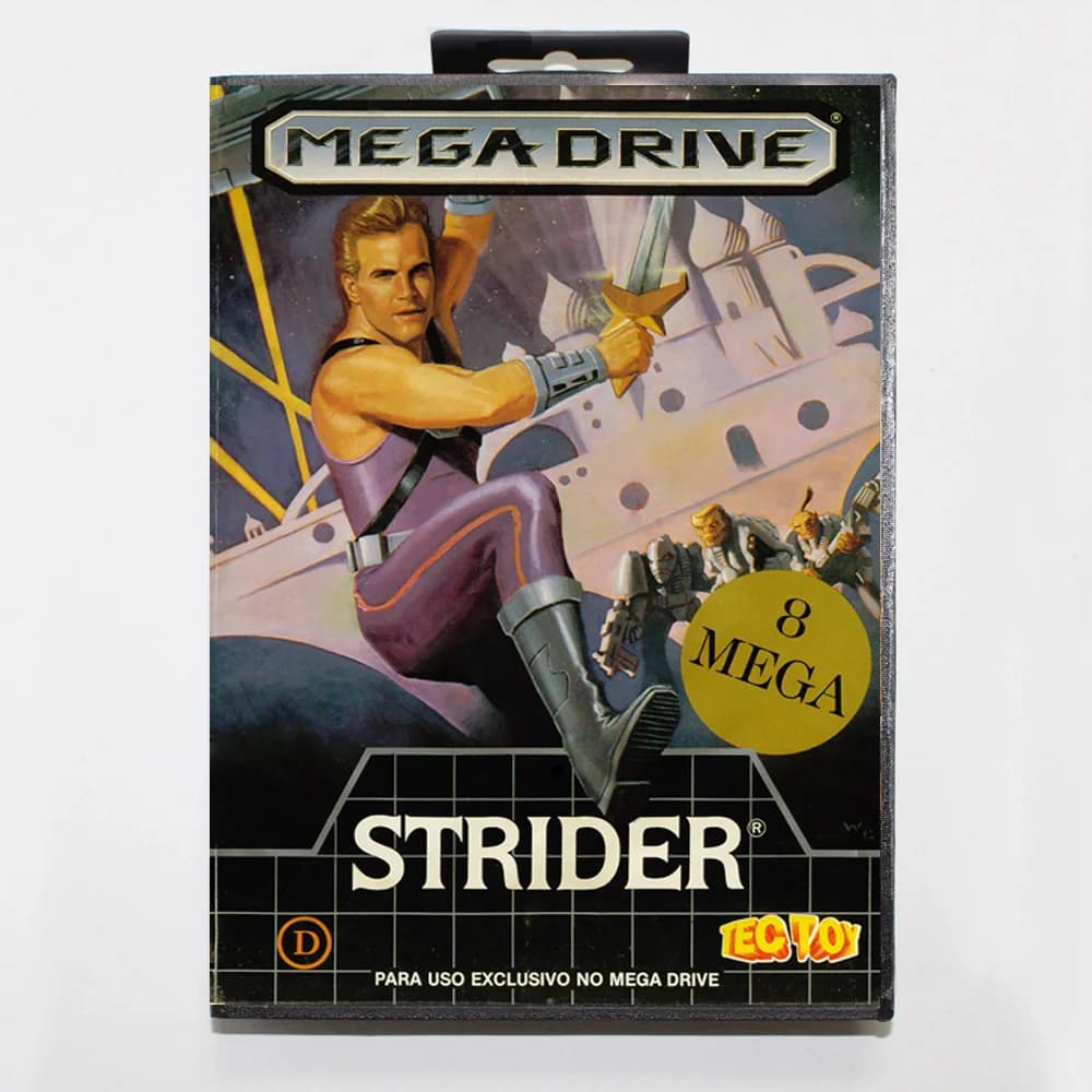 Strider MD Game Card 16 Bit BR Cover per cartuccia console per videogiochi Sega Megadrive Genesis