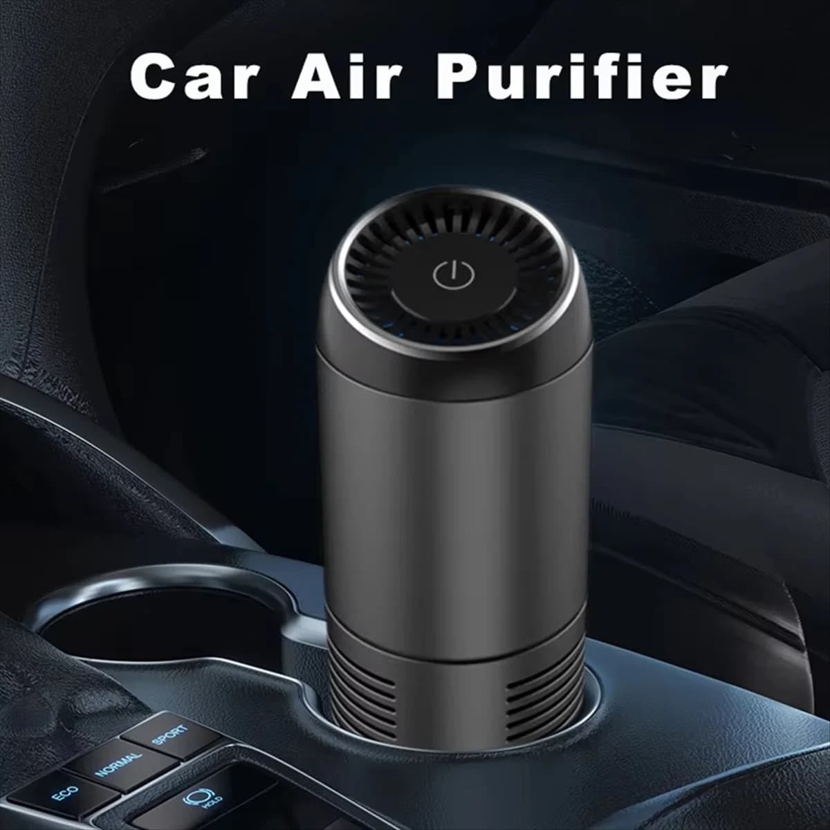 Purificatore d'aria portatile per auto, generatore di ioni negativi per fumo A