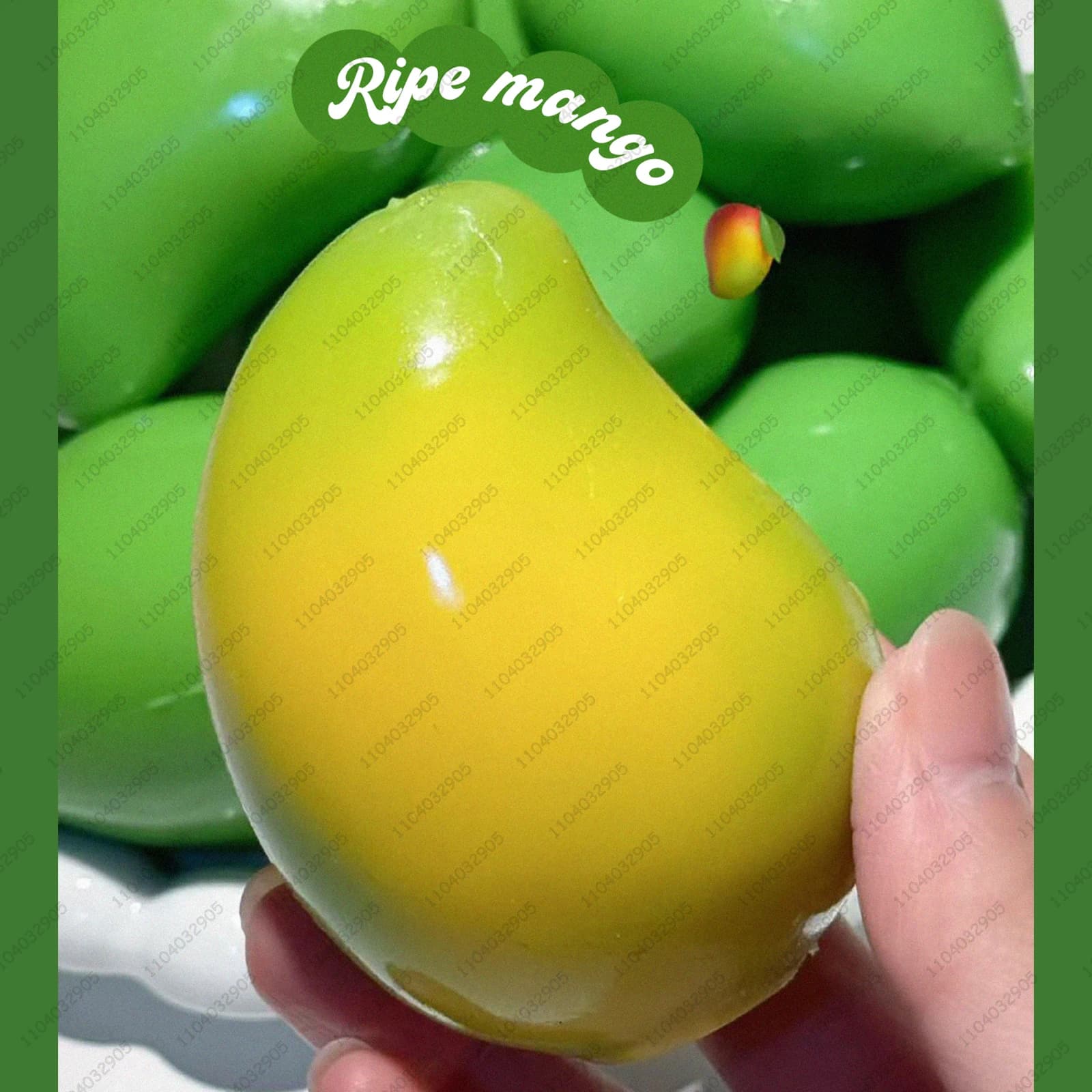 Pallina Antistress a Forma di Mango, Cambia Colore, Giocattolo Sensoriale ASMR per ADHD, Antistress per Bambini e Adulti