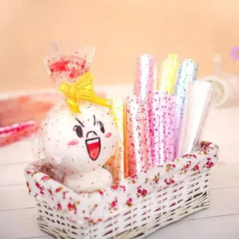 Grande sacchetto regalo in plastica 100 pz/lotto 4 dimensioni sacchetto di imballaggio in plastica sacchetto di cellophane trasparente sacchetto di imballaggio regalo per panetteria