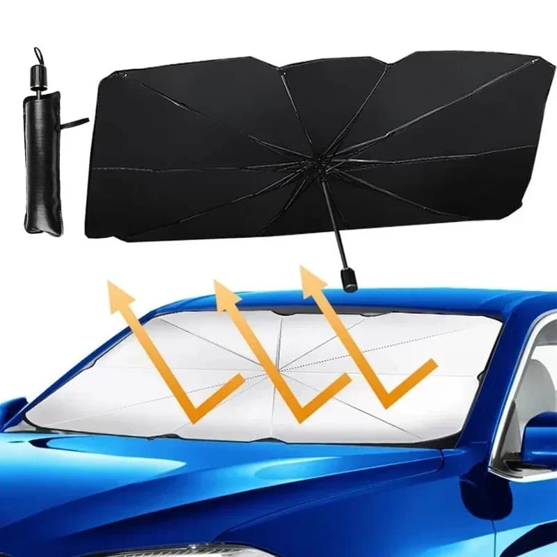 1PCS Car Sunshade Umbrella Sun Shade Protector Front Parasol Summer Sun Interior Windshield Protection Accessories Auto Shading