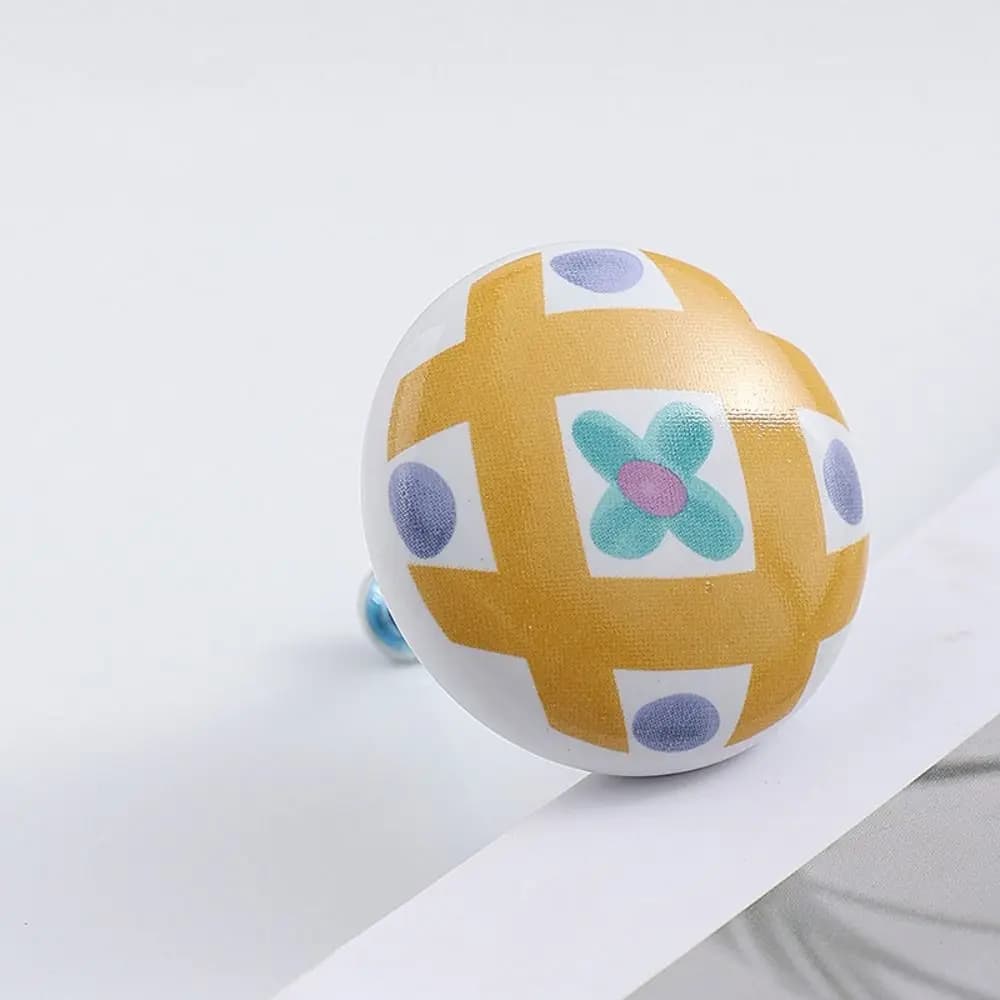 Maniglie per Armadi in Ceramica, Maniglie per Porte e Mobili con Vite, Decorazioni a Forma di Animale per Finestre, Armadietti e Cassetti