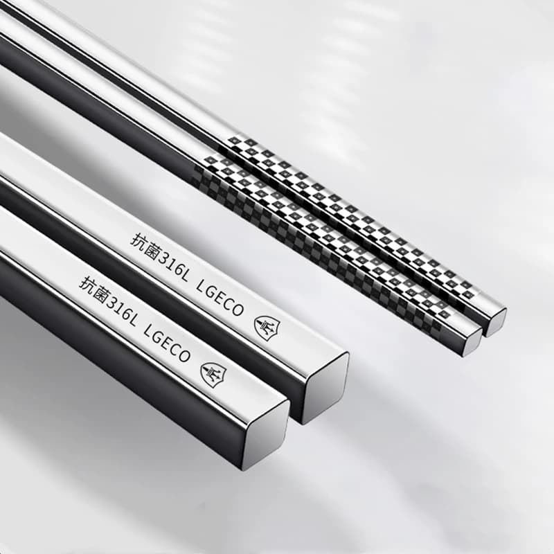 Stainless Steel Antibacterial Bags, Laser Engraving Metal, Non-slip, Korean Kitchen Tablets, Mouldproof, Chinese Sticks