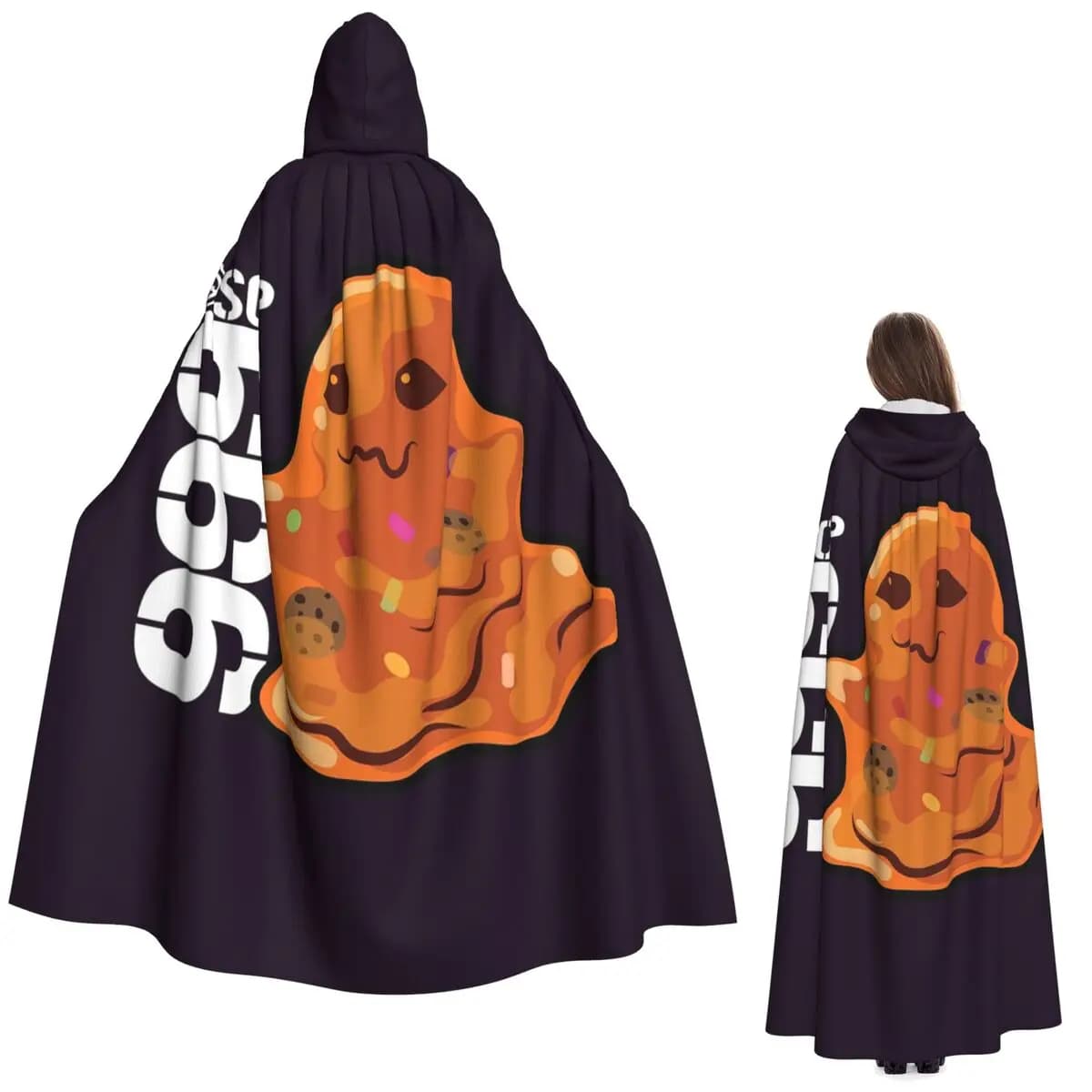 SCP 999 Tickle Monster SCP Foundation Long Hooded Cloak Witch Medieval Costume Cosplay Cape HalloweenCoat Adult Unisex