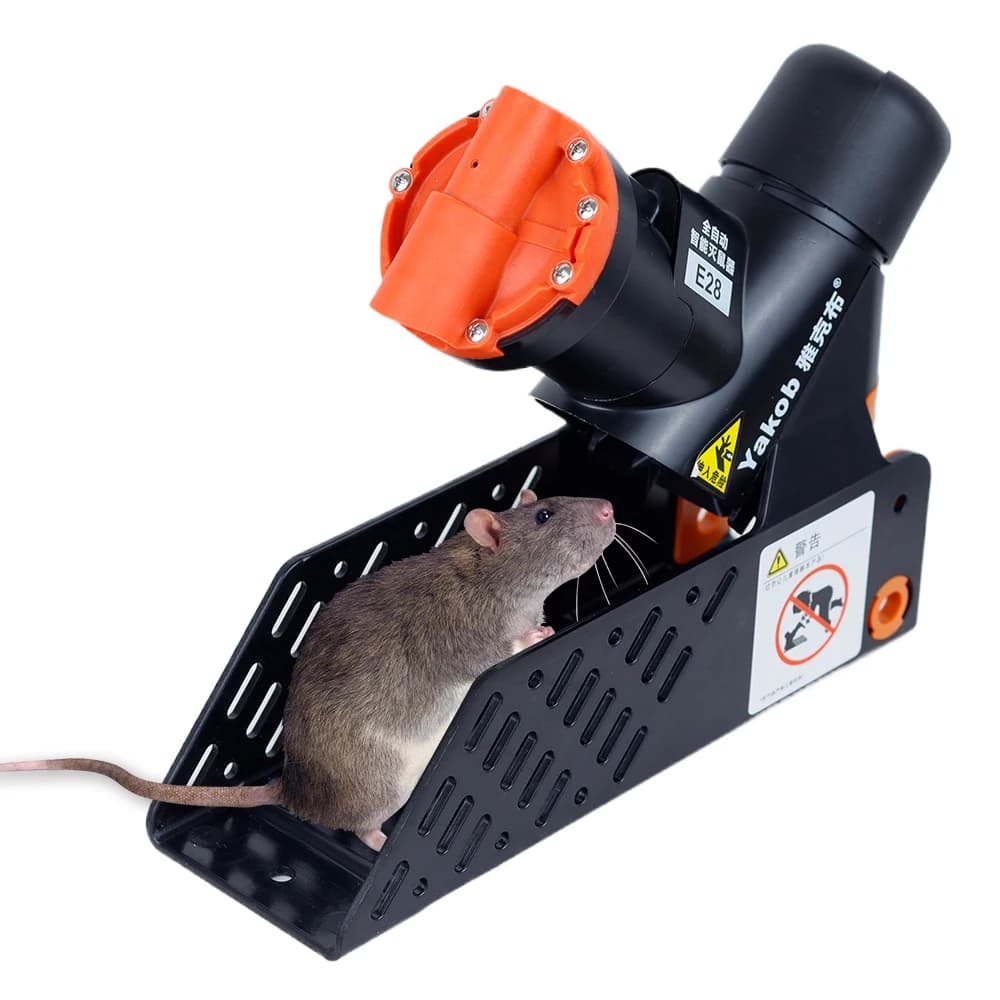 2025 Smart Automatic Humane Non-Toxic Rat and Mouse Trap Kit Rat Mouse Multi-catch Trap Machine CO2 Cylinders Humane Non-toxic