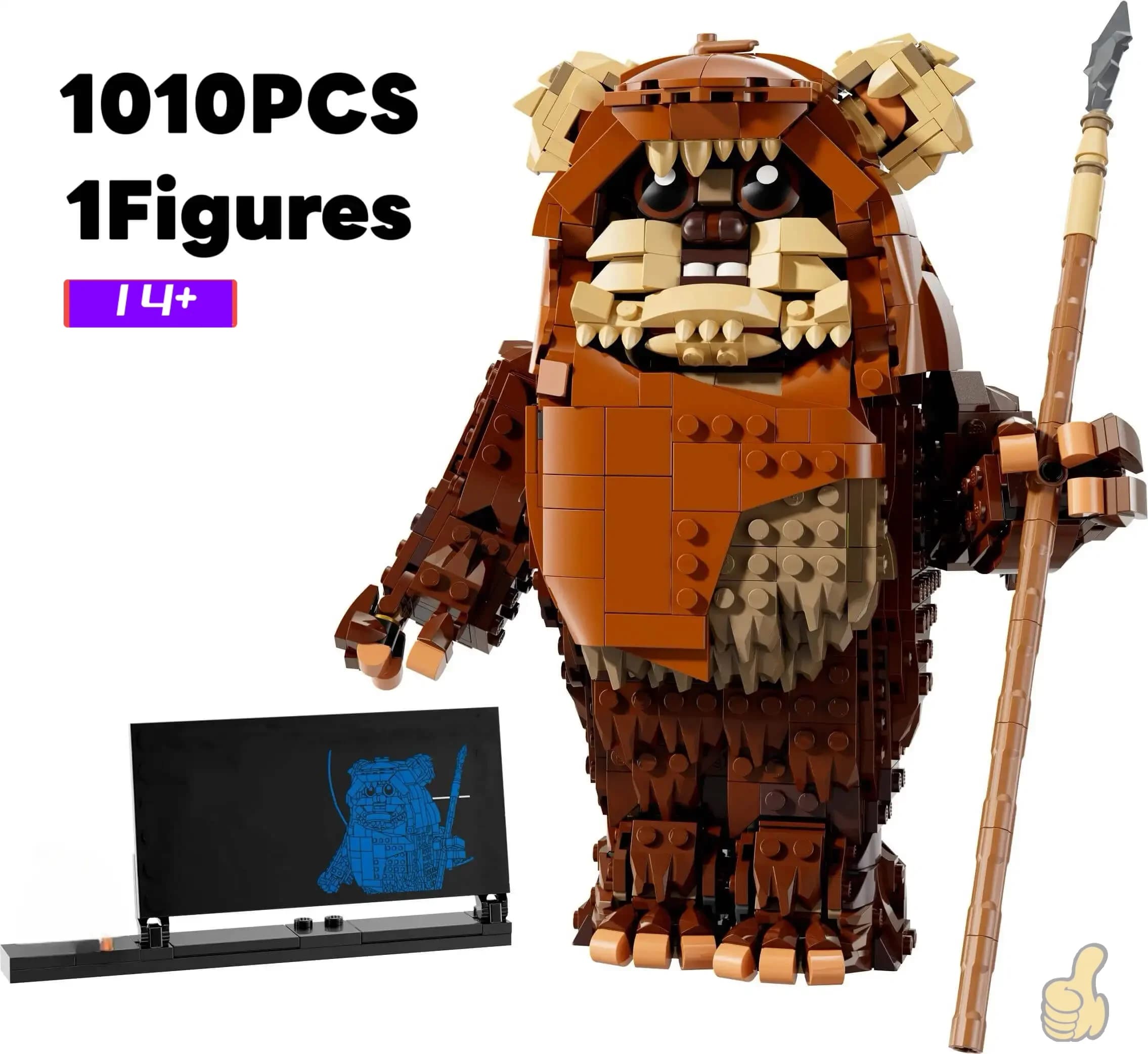 HOT TOYS 2025 Nuovo Wicket Compatibile con 75430, Blocchi da Costruzione, Gioco Educativo Creativo per Bambini