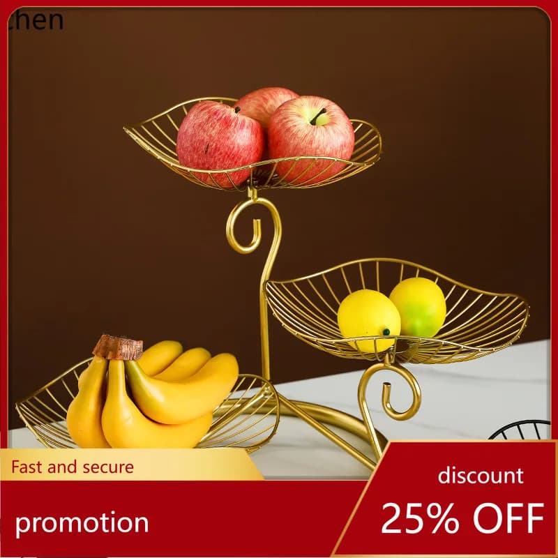 Piatto per Frutta in Ferro Battuto ZML, Piatto Semplice e Creativo per Frutta Secca, Decorazione per Tavolino da Salotto