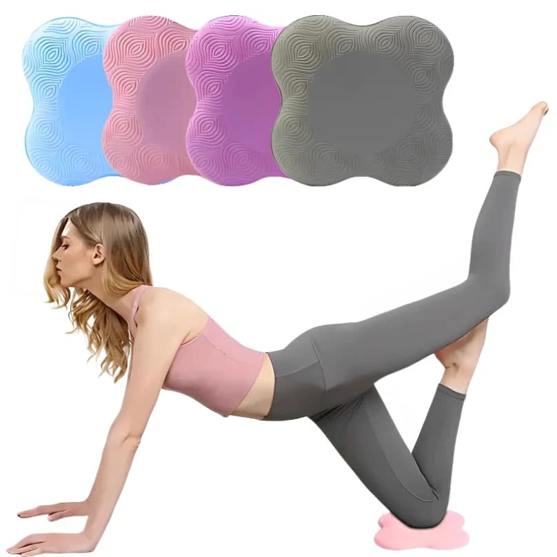 TPE ispessito anti-slip Yoga Knee Pad Protective Knee Brace Soft Support Flat Rebound Anti-slip Sports Fitness Mat Shock Absorption