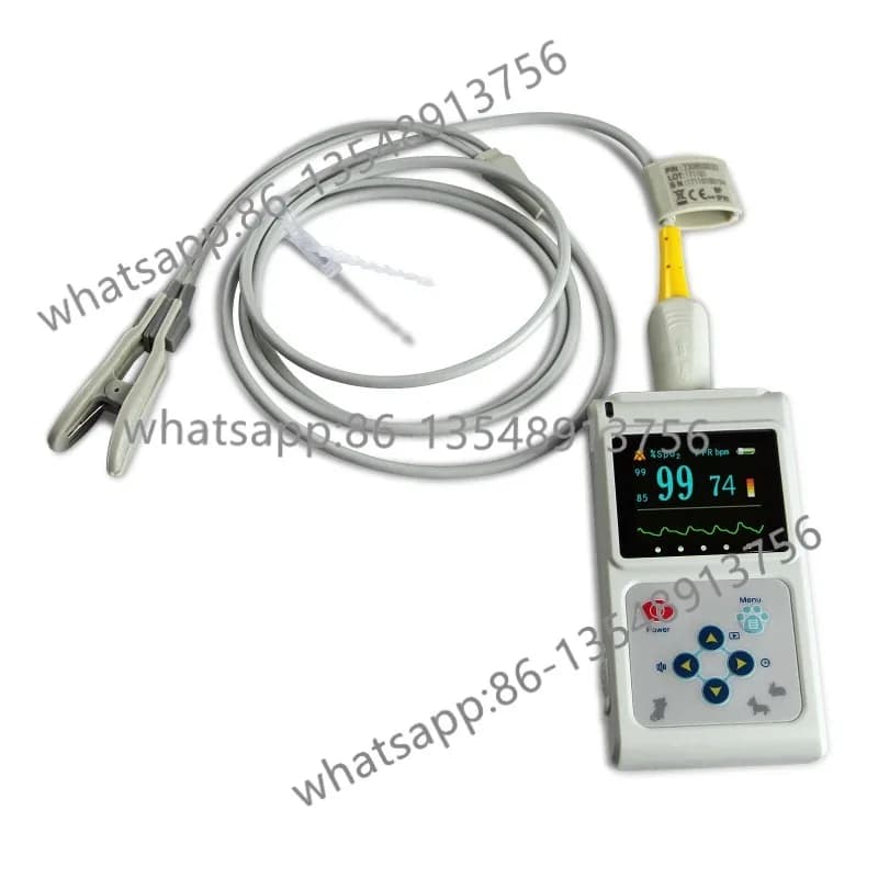 Veterinario/Animali/Animali domestici 1.8" Pulsossimetro Spo2 Monitor di ossigeno nel sangue