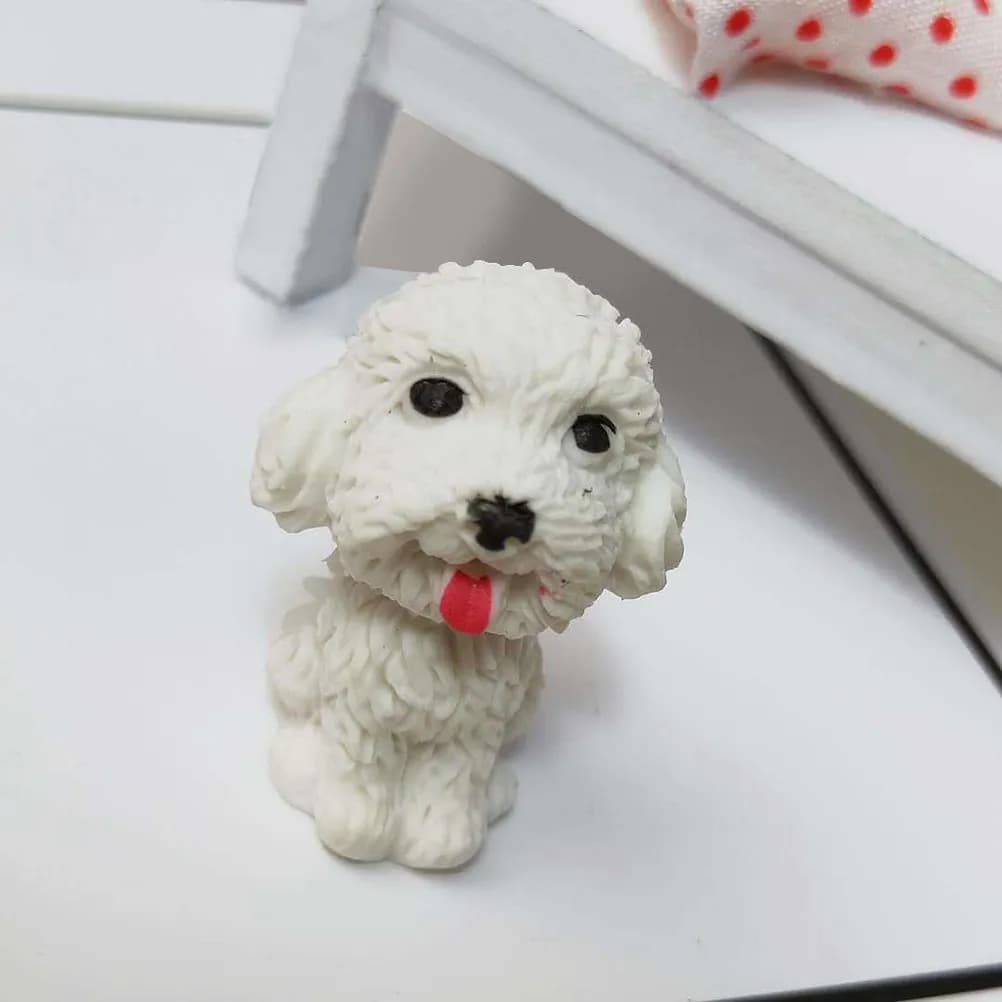 4Pcs Dog Eraser Set Eco Friendly Pencil Eraser for Kids Students Classroom Office Decoration School Supplies Gift Random