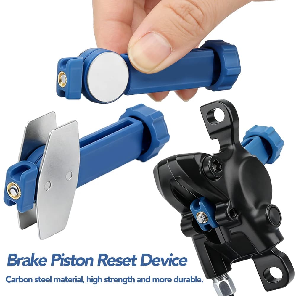 Tool to enlarge steel bicycle brake pads, 360 ° Oil Disc Piston Restore for Rotatable Bike, Hydraulic Brake Piston Extension