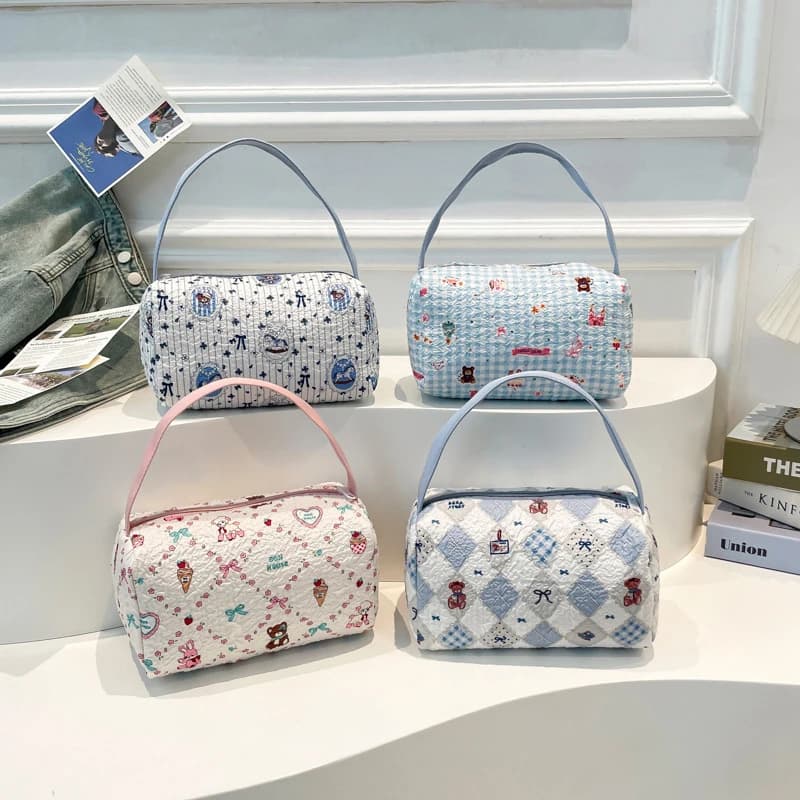 1Pieces Fashion Cartoon Cosmetic Travel Organizer Casual Makeup Wash Bags Large Capacity Mountaineering Bag Christmas Gifts