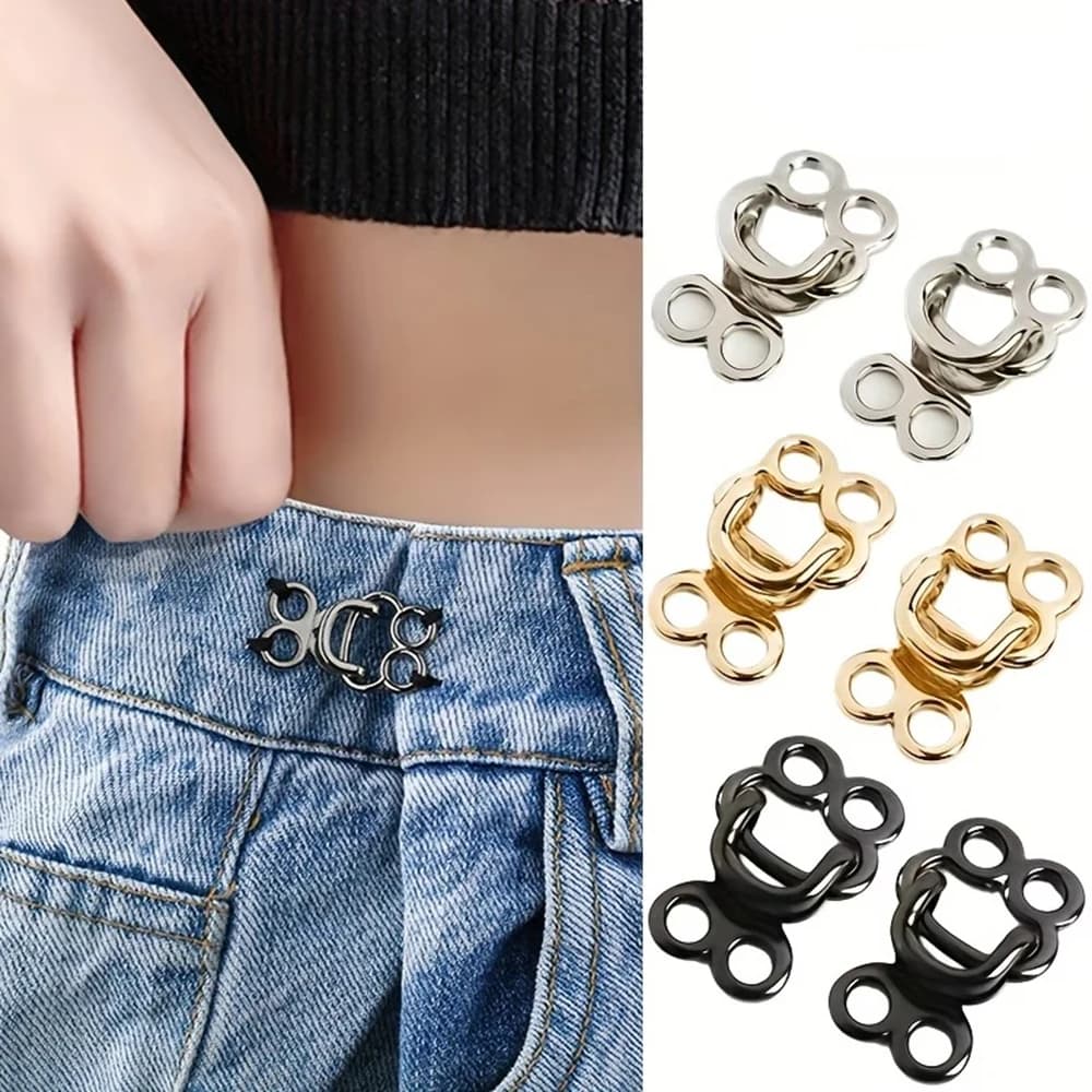 Set di 20 Ganci e Occhielli per Cucito, Chiusure di Ricambio per Abbigliamento, Ganci e Occhielli per Cappotti, Giacche, Pantaloni, Fai da Te