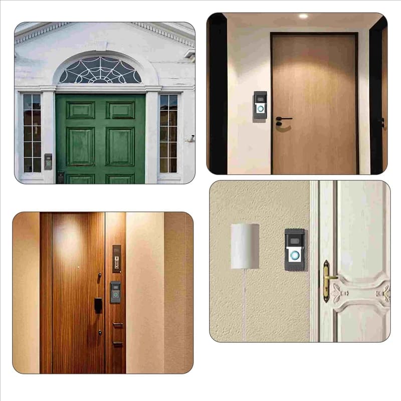 Y22A-Antifurto Videocitofono Supporto per porta per Ring Video Doorbell 1/2/3/3 Plus/4/2020 Rilascio/2023 Campanello Supporto regolabile