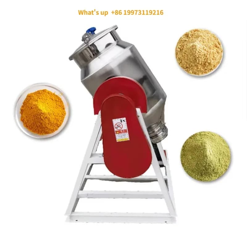 2026 Door-to-door delivery Rotating Drum Mixer Blender Dust Tape 500 kg Machine for mixing dry powder