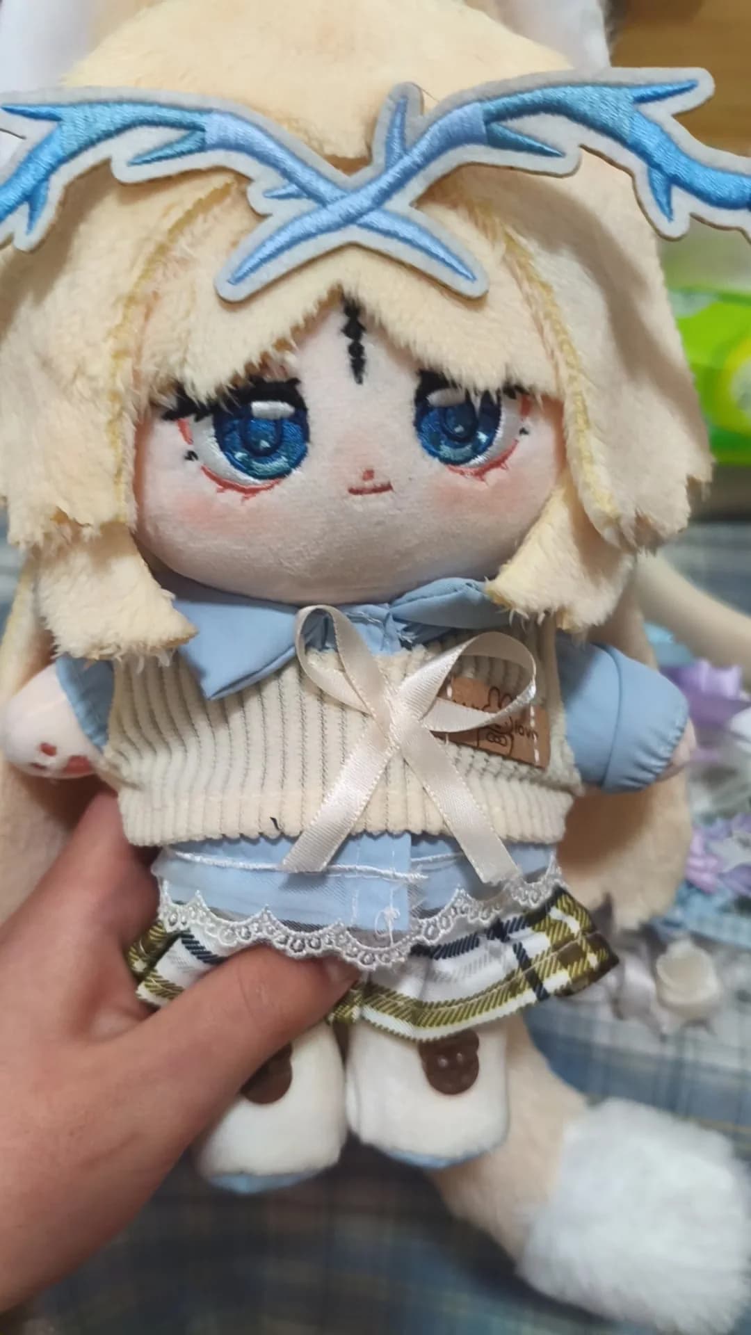 【 New Product 】 Mingchao Kartixia Attribute 20cm Cosplay Cotton Doll Anime Game Fan Side