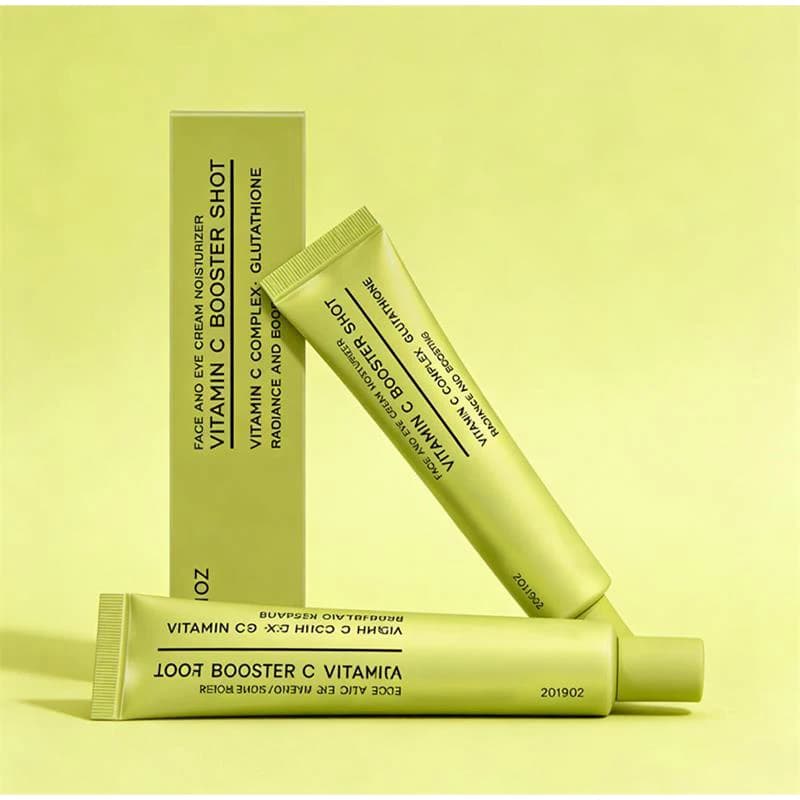 Viso Booster Cream to Vitamin C with Glutatione and Niacinamide for Care of Scure Macchies, Improves Subtle Rugs, Korean Skin Care for a Bright Skin