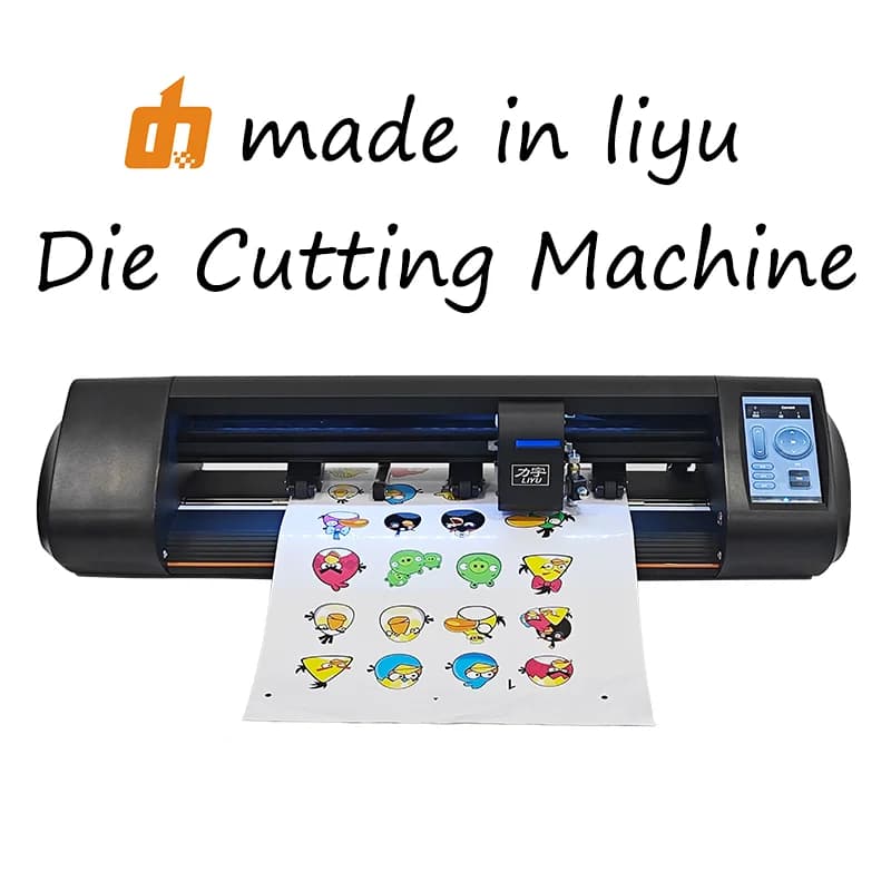 Liyu Taglierina e fustellatrice per vinile, servomotore, compatto, per etichette a cupola, adesivi in cristallo, vinile, carta, pelle