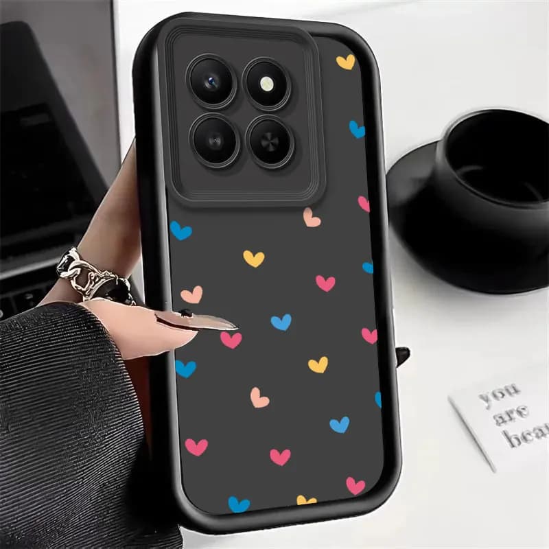 Phone Case For Honor 400 Smart /Honor X7D X9D 5G 400Smart Case Trendy Stars Love Heart Soft Silicone Shockproof Protect Cover