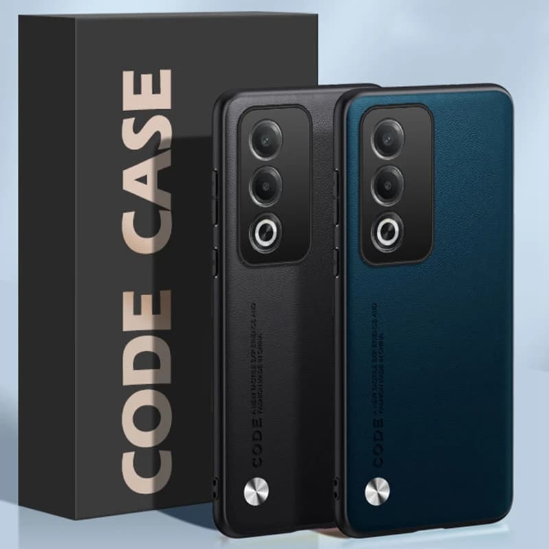 Custodia di lusso in pelle PU per OPPO A80 5G, cover posteriore opaca in TPU silicone antiurto a protezione completa per OPPO A3 Pro