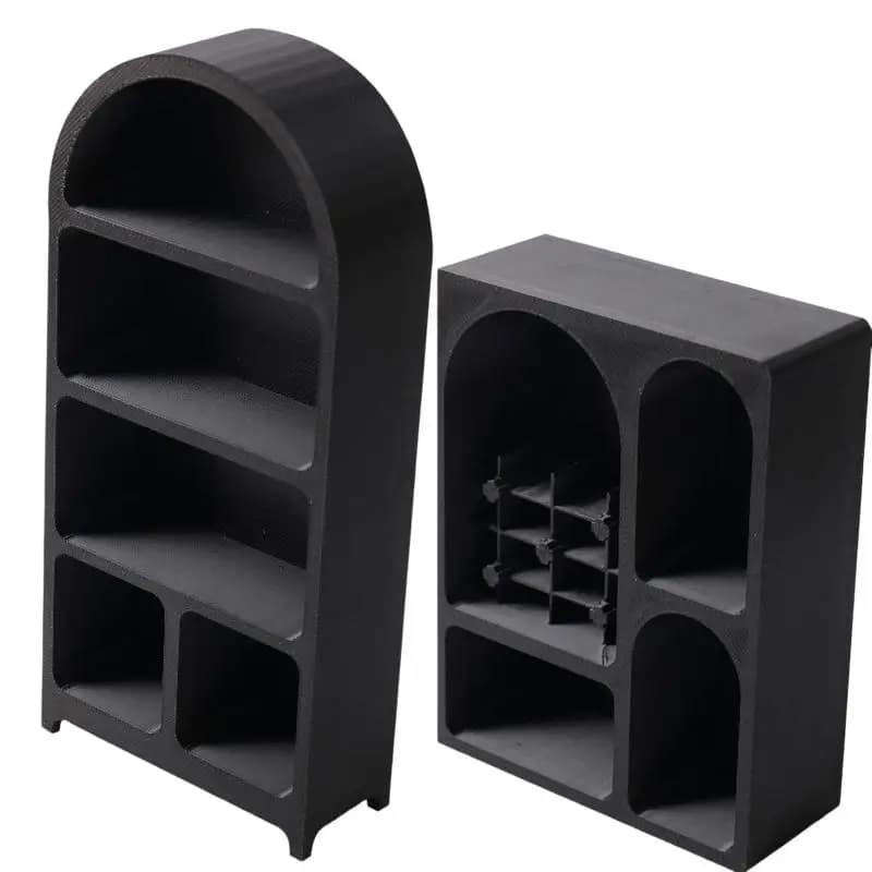 Scaffale portaoggetti per casa delle bambole in scala 1:12, mini libreria simulata, mobiletto portaoggetti, modello fai da te per esposizione e decorazione della stanza