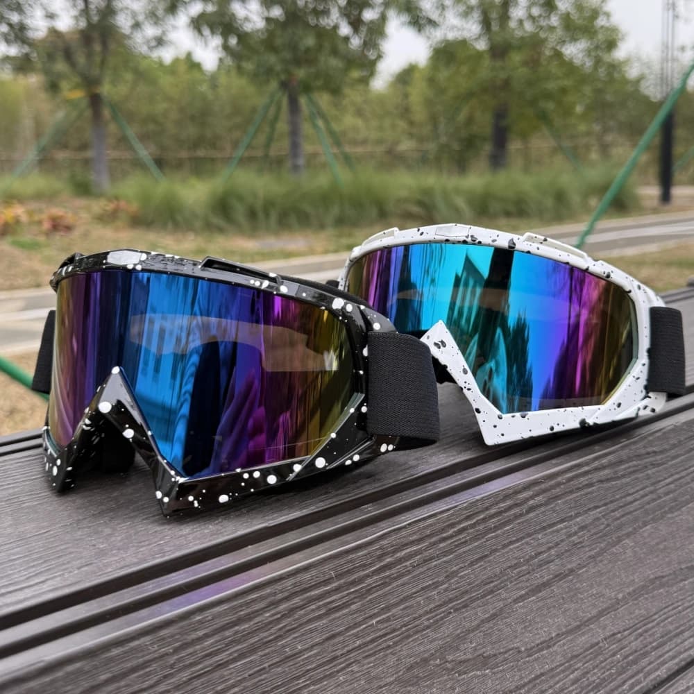 Occhiali da Motocross Antivento Antiappannamento Protezione UV per Moto, MTB, Sci e Ciclismo