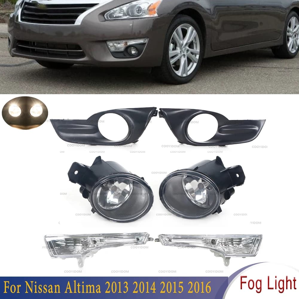 Auto DRL Daylamp daylight for Nissan Altima 2013 2014 2015 2016 Front Bumer Fendinebbia Fendinebbia Cover Gille Telaio