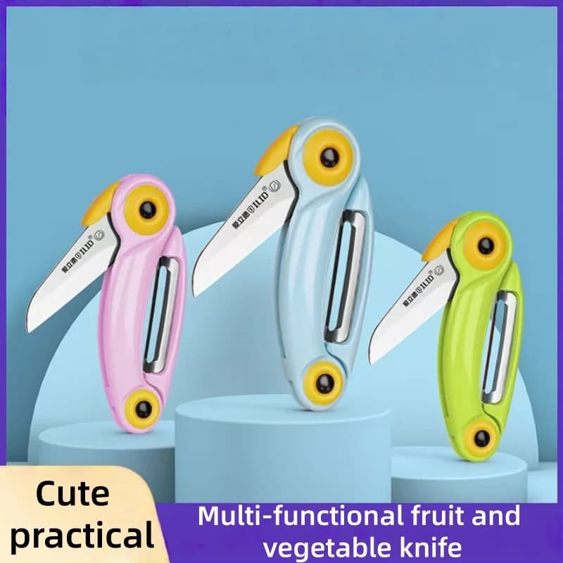Pelapatate per frutta in ceramica multifunzionale in acciaio inossidabile, utensile da cucina per uso domestico per tagliare e sbucciare