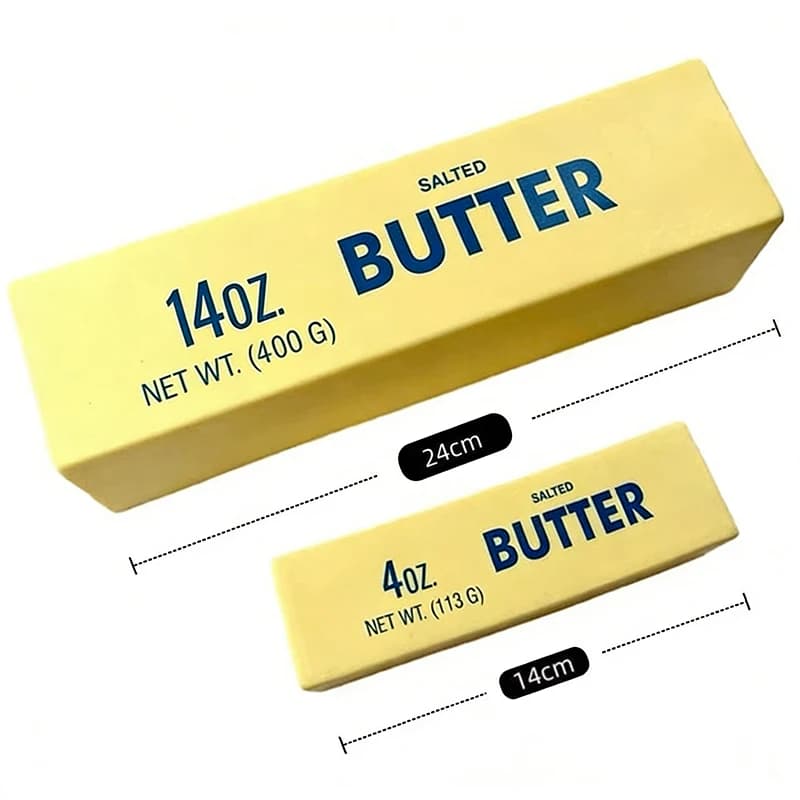 1pc Butter Stick Squishy Toy Slow Rising Squeeze Toy Butter Bar Brick Squishy Fidget Toy Anti Stress Release Hand Relax Gift Toy