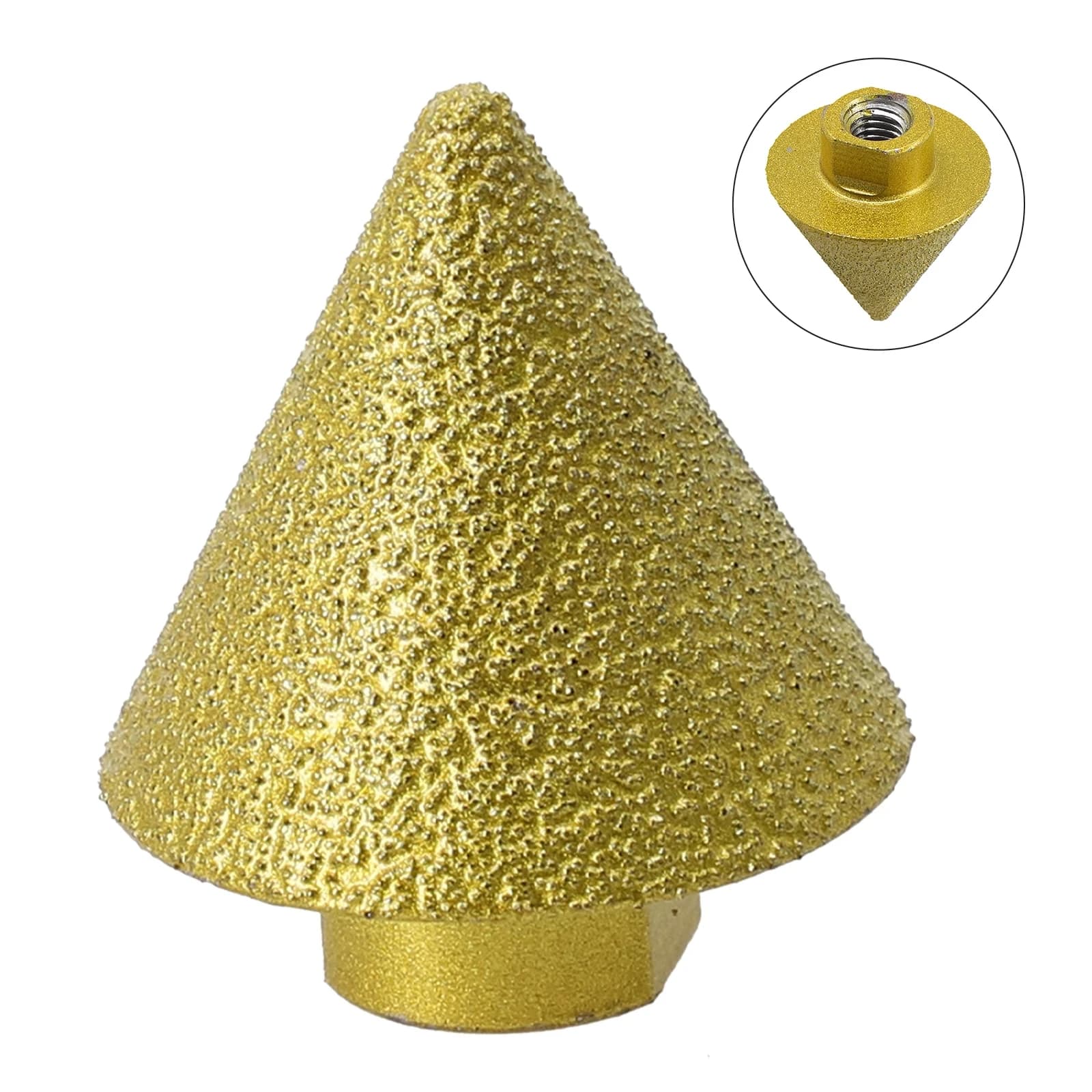 1 pz punte diamantate mole mole smussatura M10 lucidatura filettata piastrelle di ceramica Utility 38/50MM taglio incisione conica