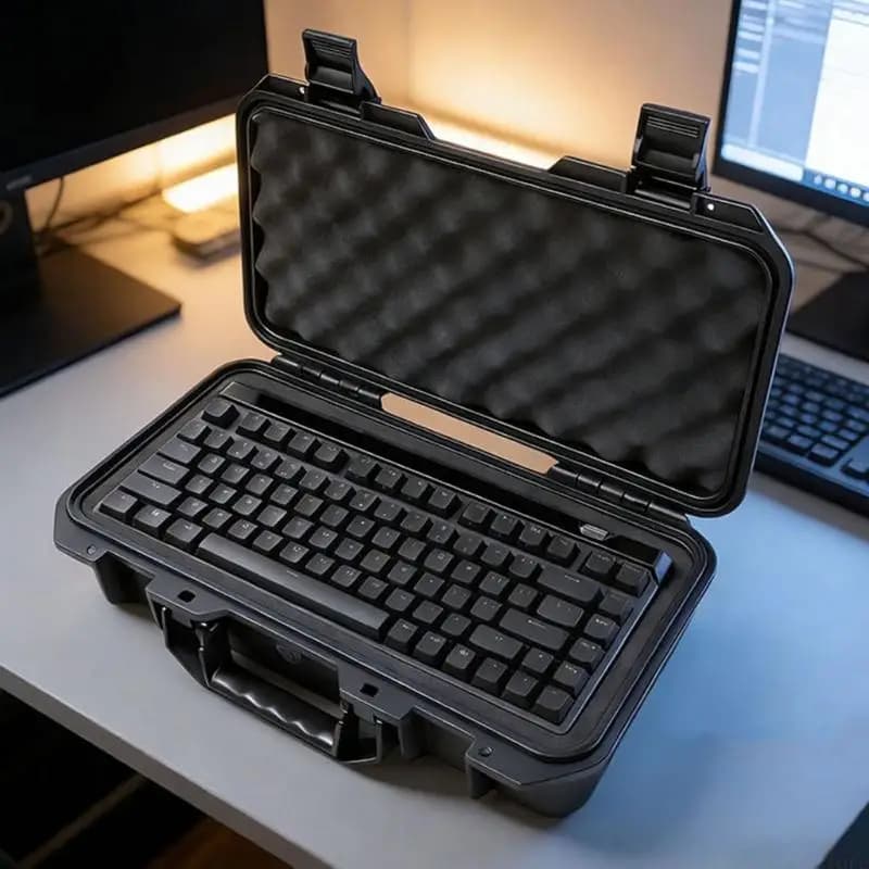 Borsa da trasporto protettiva impermeabile resistente per tastiera wireless a tasti