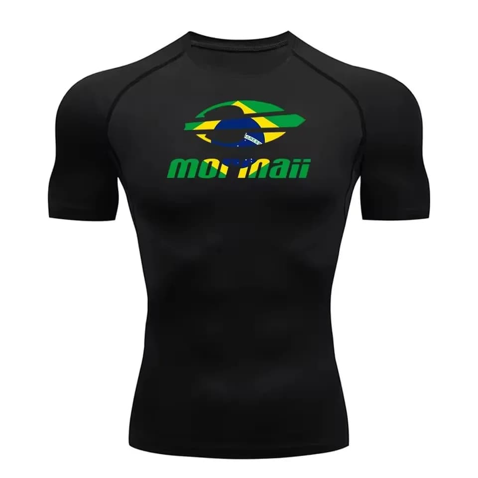 Maglietta Rash Guard da Uomo per Surf e Immersioni, T-Shirt Aderente a Maniche Corte, Top UV Protettivo Contro le Meduse