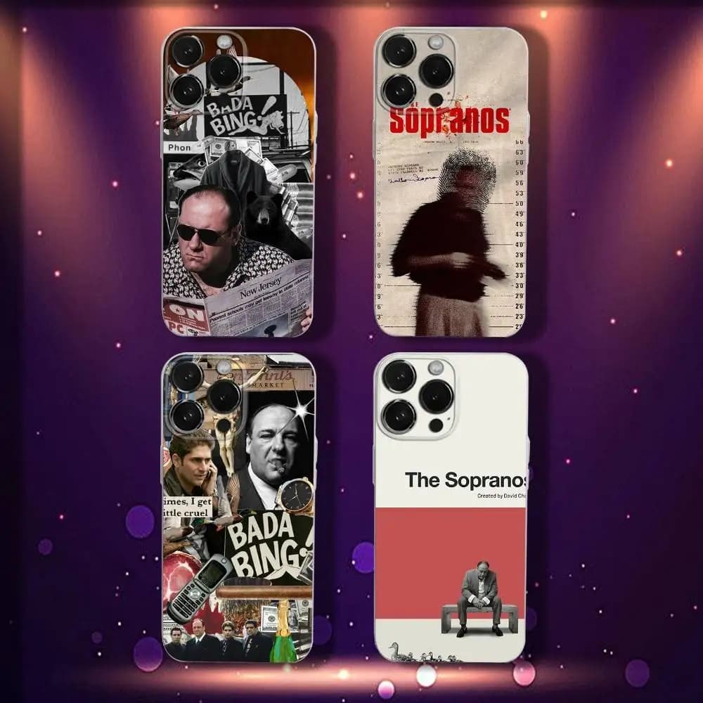 Film The S-Sopranos Phone Case For iPhone 16,15,14,13,12,11 Pro,Max,Plus,X,XS,XR,SE4,E Mini Transparent Soft Cover