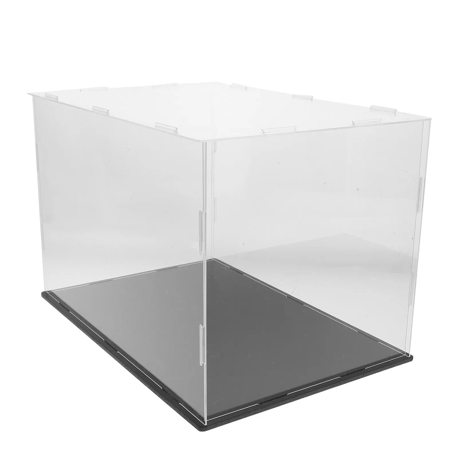 Espositore Trasparente in Acrilico per Cappelli da Baseball, Vetrina per Cappelli Firmati, Scatola da Collezione Antipolvere, Supporto Trasparente 11.79x7.86x5.89in
