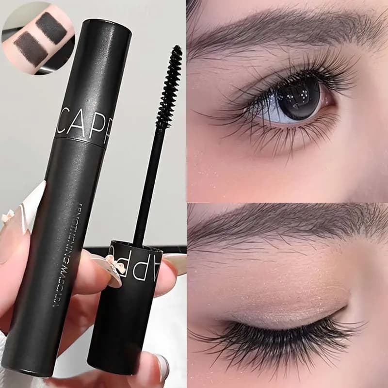 Curling Mascara Lengthening Black Lash All Day Long-Lasting Thick Volume Eyelashes Extension Waterproof Sweat-Proof Eye Makeup