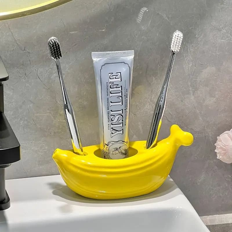 No Banana Green Wc Washstand Home Creative Electric toothbrush Shelves Bathroom products Lavandino Ceramic shelf